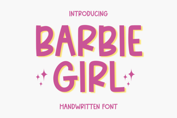Barbie Girl: A Charming Typeface for Creative Projects