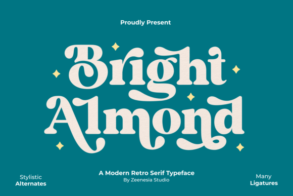 Bright Almond: A Typeface for Elegant and Modern Design