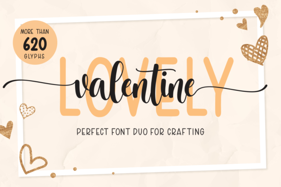 Discover the Sweet Charm of the Lovely Valentine Duo Font