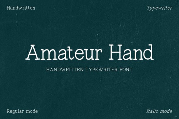 Discovering the Charm of Amateur Hand Typography