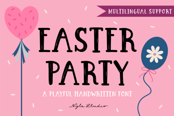 Easter Party Font: Whimsical Typography for Festive Designs