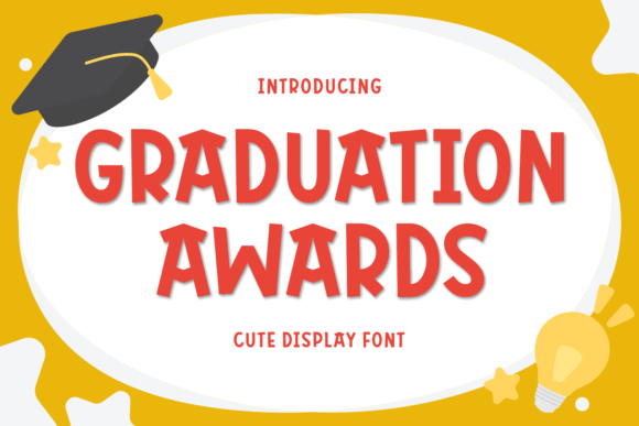 Graduation Awards: A Vibrant Display Font for Academic Designs