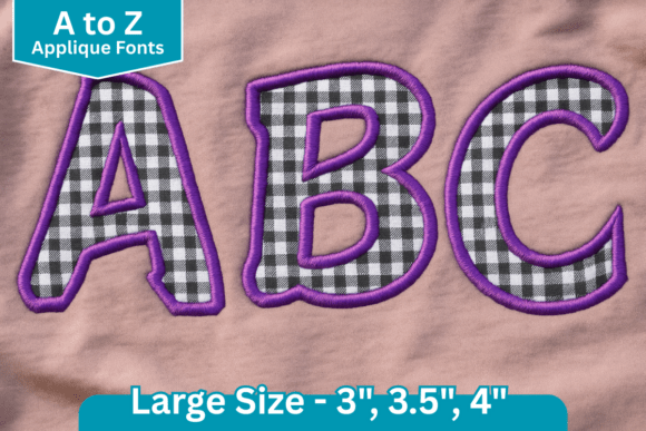 Joyful Curve Applique Font: A Creative Touch