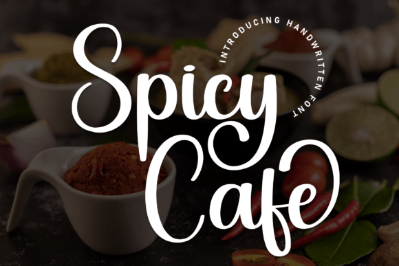 Spicy Cafe: An Elegant Script Font for Creative Designs