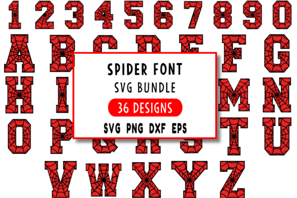 Spider Font SVG: A Web of Creative Halloween Design