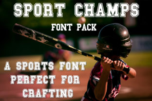 Sport Champs: A Bold Display Font for Dynamic Designs