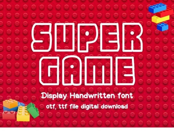 Super Game: A Playful Font for Creative Projects