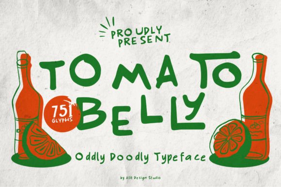 Tomato Belly: A Whimsical Handwritten Font for Creative Projects